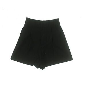 Zara black high waisted trouser shorts
